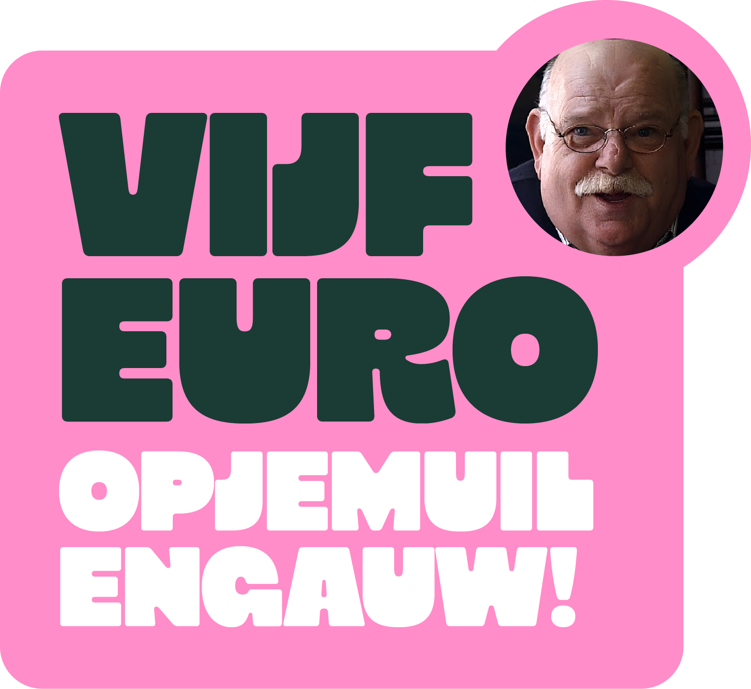 5 EURO DONEREN AAN ROLLERDAM